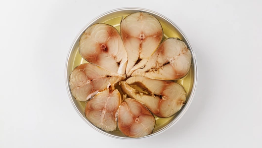 Скумбрия кусочки пряного посола в масле, 400 г