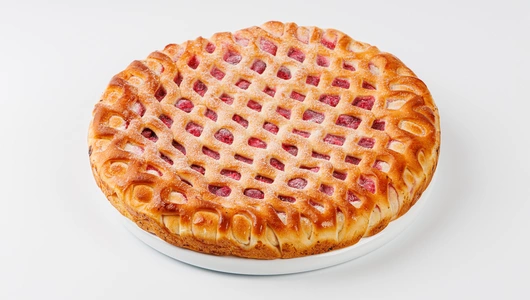 Пирог сдобный постный с вишней, зам. Пирог сдобный постный с вишней, зам.