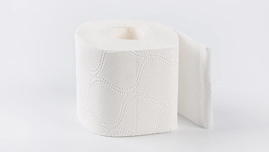 Бумага туалетная 4 слоя белая, 4 рулона