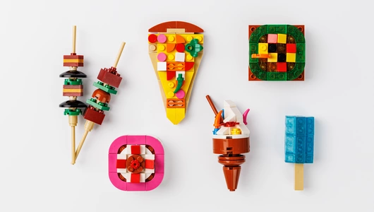 Набор игровой "Яйцо с конструктором: Еда"