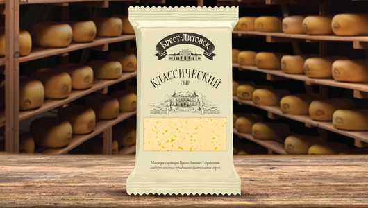Сыр Савушкин продукт Брест-Литовск Классический 45% полутвердый 200 г
