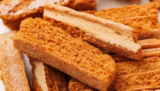 Сухарики из белевской пастилы с клюквой без добавления сахара