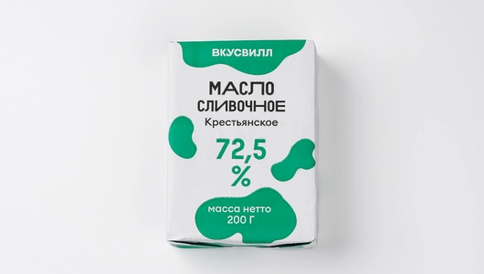 Масло крестьянское 72,5% фольга, 200 г