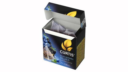 Чай черный Curtis Blue Berries Blues пирамидки 20х1,8 г Чай черный Curtis Blue Berries Blues пирамидки 20х1,8 г