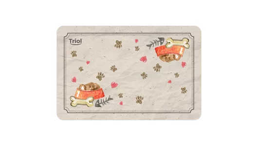 Коврик под миску "Косточки", 430*280мм