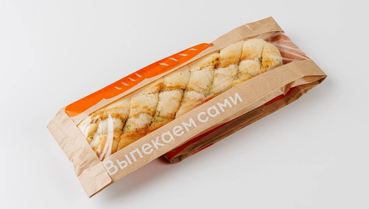 Багет пшеничный с чесноком, 170 г. Пекарня Багет пшеничный с чесноком, 170 г. Пекарня