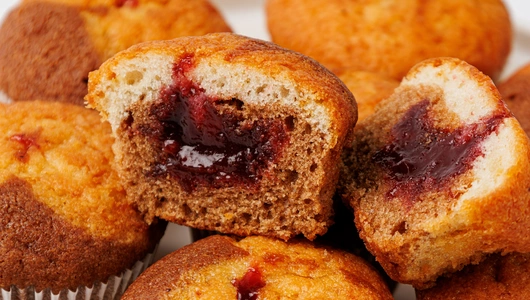 Капкейк с вишневой начинкой Капкейк с вишневой начинкой