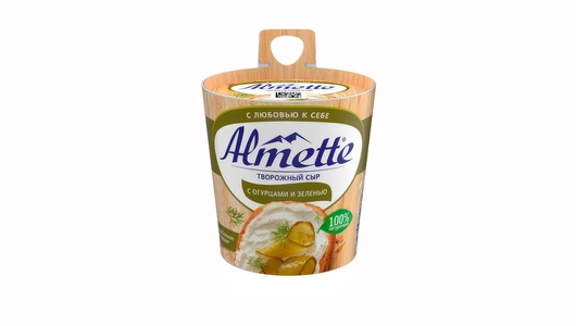Сыр творожный Almette с огурцами и зеленью 60% 150&nbsp;г