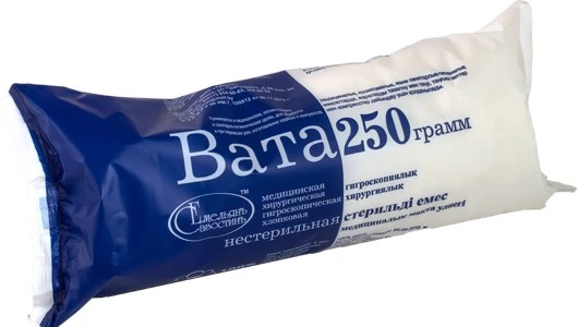 Вата хирургическая нестерильная 250 г