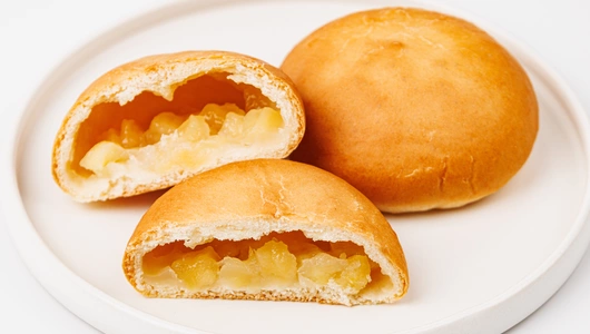 Пирожки постные с яблоками, 90 г, (2 шт)