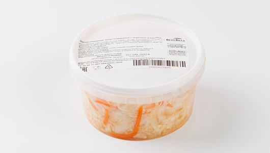 Капуста квашеная с морковью и клюквой Капуста квашеная с морковью и клюквой