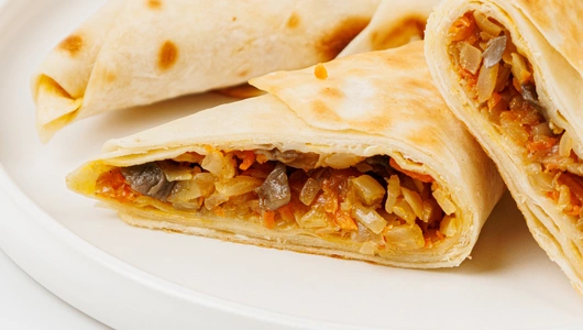 Конвертики с капустой и грибами, постные Конвертики с капустой и грибами, постные