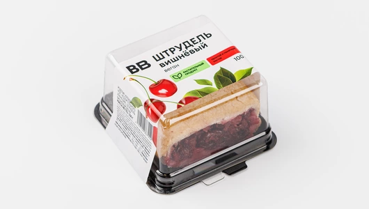 Штрудель вишневый, веган