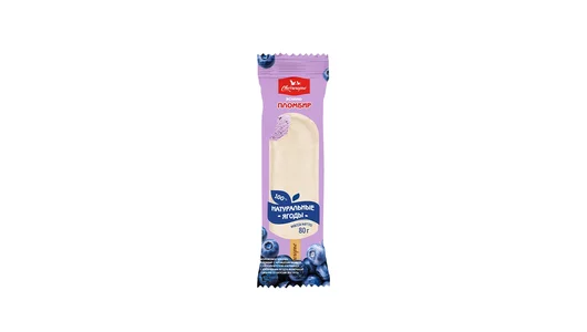 Мороженое Свитлогорье эскимо 12% Черника в молочной глазури со вкусом йогурта 80 г