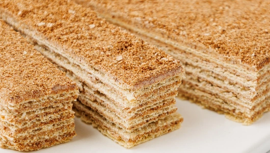 Торт вафельный "Кофейный"