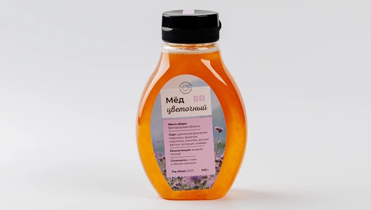 Мед натуральный цветочный, 340 г