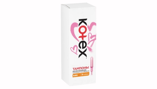 Тампоны Kotex Normal с аппликатором 8 шт