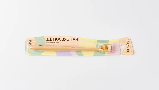 Щетка зубная классическая (средняя)
