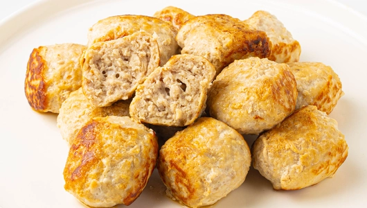 Фрикадельки из мяса кролика и индейки, зам. Фрикадельки из мяса кролика и индейки, зам.
