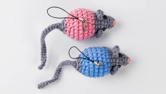 Брелок "Парная крыска"