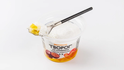 Творог со сливками "Персик-маракуйя" 5%