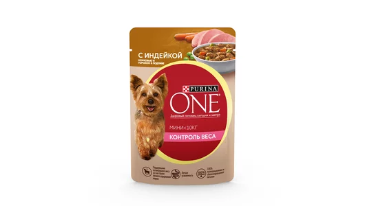 Корм влажный Purina one mini для собак с избыточным весом индейка с горошком и морковью 85 г Корм влажный Purina one mini для собак с избыточным весом индейка с горошком и морковью 85 г