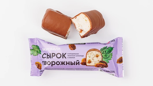 Сырок творожный с изюмом 23%