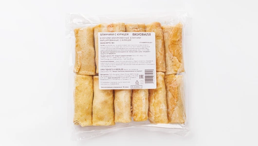 Блинчики с курицей, зам., 760 г