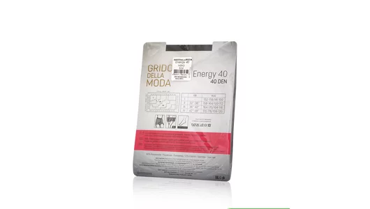 Колготки женские Grido della Moda Energy с массажным эффектом 40 den Nero черные размер 3 Колготки женские Grido della Moda Energy с массажным эффектом 40 den Nero черные размер 3