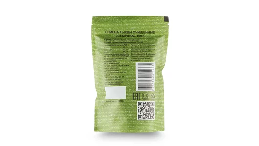 Семена тыквы Семушка очищенные 150 г Семена тыквы Семушка очищенные 150 г