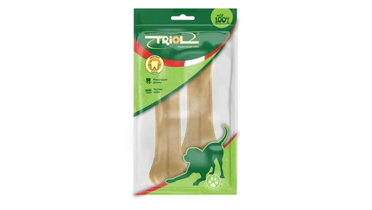 Косточки жевательные DENTAL TRIOL, 12,5см, 100-110г (уп.2шт.)