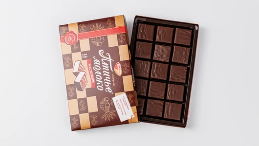 Конфеты в коробке РотФронт Птичье молоко сливочно-ванильные 200 г Конфеты в коробке РотФронт Птичье молоко сливочно-ванильные 200 г