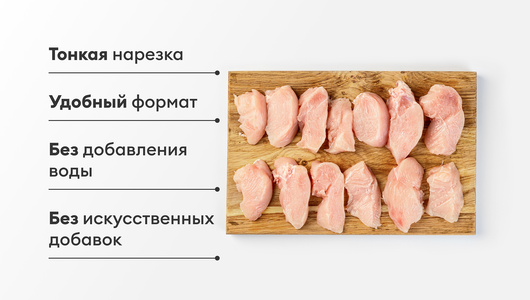 Медальоны из филе цыпленка-бройлера Медальоны из филе цыпленка-бройлера
