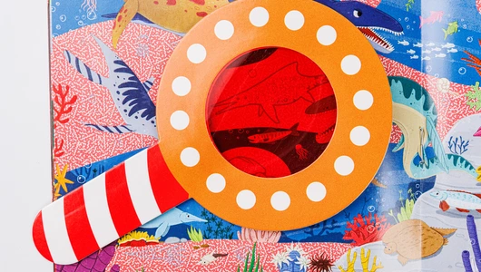 Книжка-искалочка с лупой. Доисторические приключения.