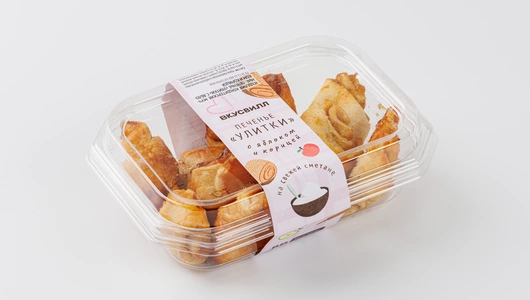 Печенье "Улитки" с яблоком и корицей