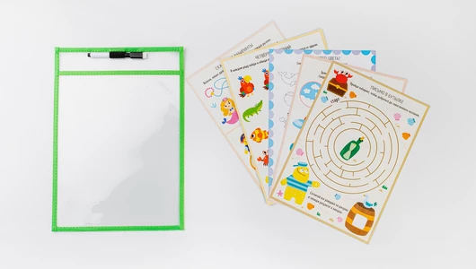 Развивающие карточки "Фудик в поисках сокровищ" в компл. с папкой