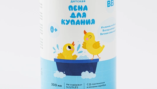 Пена для купания детская 0+