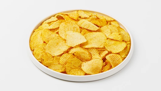 Чипсы картофельные рифленые со вкусом "Тайский пряный карри" Чипсы картофельные рифленые со вкусом "Тайский пряный карри"