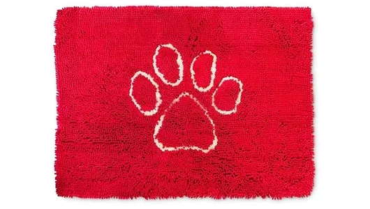 Коврик для собак Dog Gone Smart "Doormat M", супервпитывающий, цвет: красный, 51 х 79 см