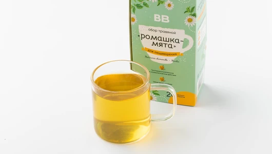 Сбор травяной "Ромашка-мята" для пищеварения, 20 фильтр/пакетов Сбор травяной "Ромашка-мята" для пищеварения, 20 фильтр/пакетов