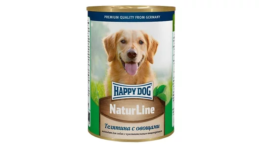 HAPPY DOG 410гр Телятина с овощами