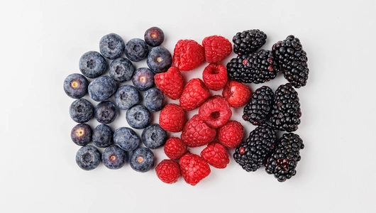 Ассорти ягодное (Малина, Голубика, Ежевика), 150 г