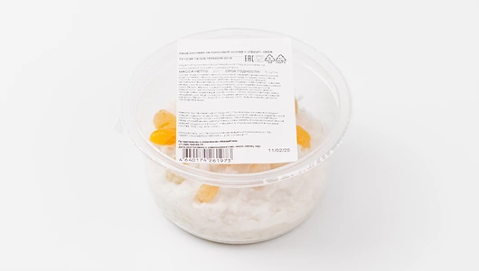 Каша рисовая на кокосовой основе с с/фрукт, кафе Каша рисовая на кокосовой основе с с/фрукт, кафе