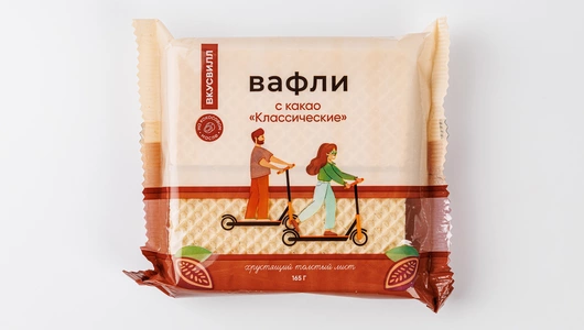 Вафли с какао "Классические" Вафли с какао "Классические"