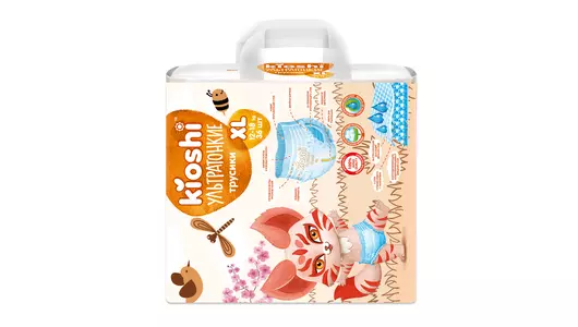 Подгузники-трусики Kioshi Ультратонкие XL 12-18 кг 36 шт Подгузники-трусики Kioshi Ультратонкие XL 12-18 кг 36 шт