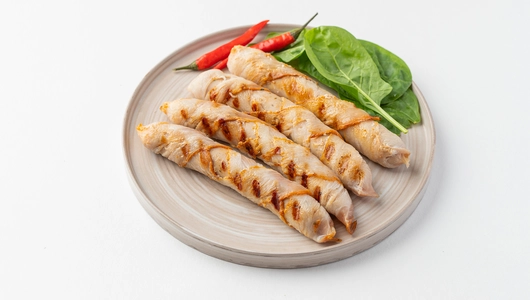 Колбаски "Для жарки" в беконе с сыром