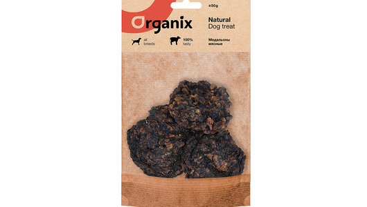 Organix лакомства Премиум лакомство «Мясные медальоны», 50г