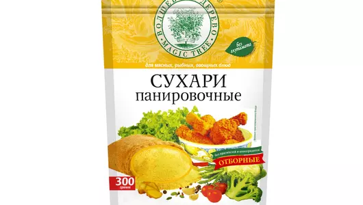 Сухари панировочные Волшебное дерево дой-пак 300 г