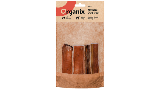 Organix лакомства Премиум лакомство бычий корень S, 60г