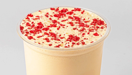 Айс раф малина-страчателла с карамелью 400 мл, кафе